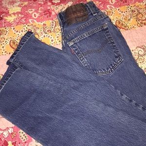 501 Levi Vintage dark wash jeans